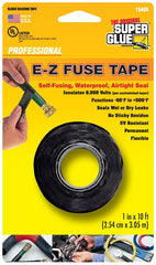 Superglue Corp 11710161 E-Z Fuse Tape, 10 ft L, 1 in W, Black