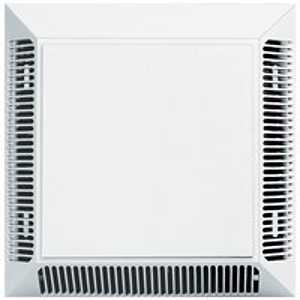 BUILDERS EDGE 140057575001 Intake/Exhaust Vent, 7-1/2 in OAL, 7-1/2 in OAW, 12 sq-in Net Free Ventilating Area