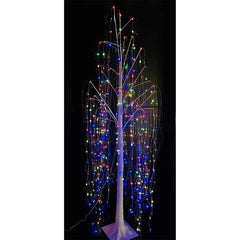 J Hofert 5334 Willow Tree, White, Multi Lights, 5 ft H
