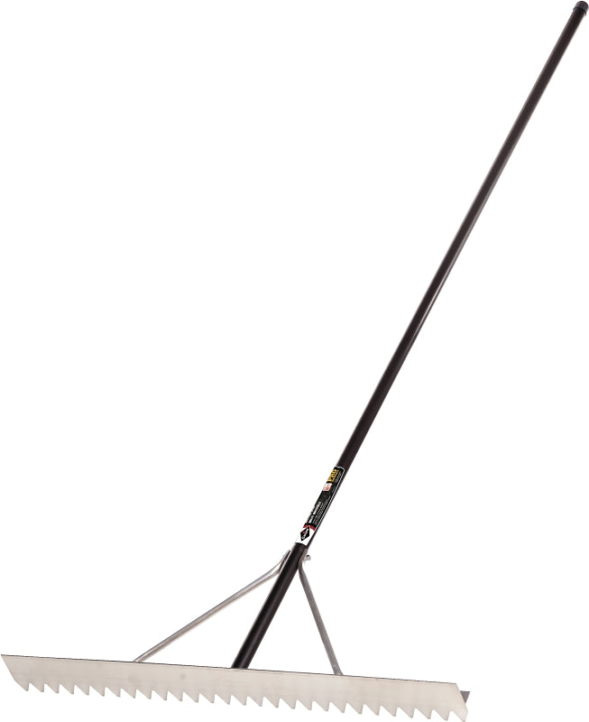 Garant EAAL36 Asphalt Rake, 84-1/2 in OAL, 36 in L Tine, Aluminum Tine, Aluminum Handle, 72 in L Handle