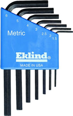 Eklind 10507 Hex Key Set, 7-Piece, Steel, Black