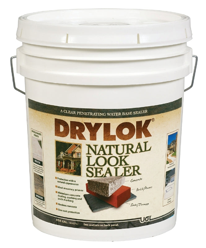 UGL 22115 Natural Look Sealer, Clear, Liquid, 5 gal Pail