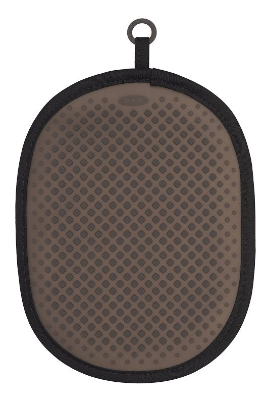 Oxo 11220500 Pot Holder, Fabric/Silicone, Black