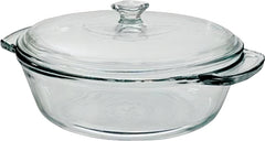 Oneida Oven Basics Series 81932OBL11 Casserole Dish, 2 qt Capacity, Glass, Clear