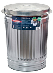 GARBAGE CAN W/LID GALV 31 GAL