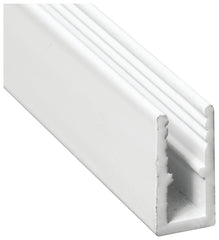 Make-2-Fit PL-14166 Window Frame, 5/8 in W, 94 in L, Aluminum, White