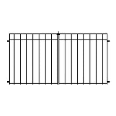 CORAL PRFL DOUBLE GATE 34X34IN