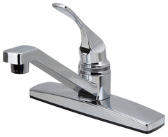 Boston Harbor PF8111A Kitchen Faucet, 1.8 gpm, 1-Faucet Handle, ABS, Chrome Plated, Lever Handle