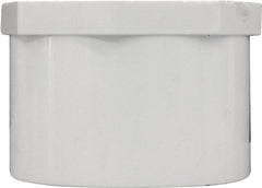 Xirtec 140 435634 Pipe Plug, 1-1/4 in, Male Spigot, PVC, White, SCH 40 Schedule
