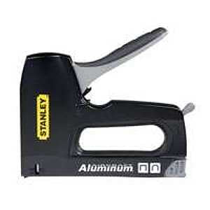 Stanley CT10X Cable Tacker, 200 Magazine, 5/16 in W Crown, 3/8 to 9/16 in L Leg, Black