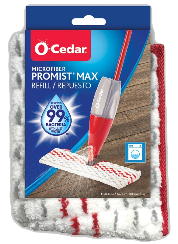 O-Cedar ProMist MAX 163113 Mop Refill, Microfiber, White