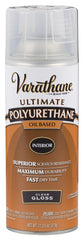 Varathane 9081 Polyurethane, Gloss, Liquid, Clear, 11.25 oz, Aerosol Can
