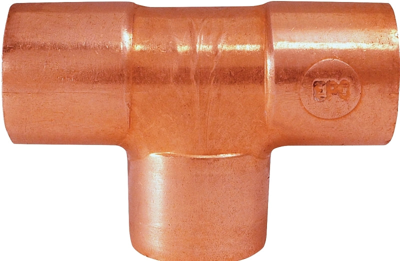 EPC 80010 Pipe Tee, 3/4 in, Sweat, Copper