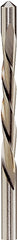 Rotozip GP16 Guidepoint Bit, 1/8 in Dia, 2 in L, 1-1/2 in L Flute, 1/8 in Dia Shank, Steel, Spiral Shank, Spiral Flute