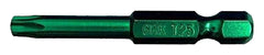 GRK Fasteners 187443 Drive Bit, T25 Drive, Star Drive, Hex Shank, 2 in L, Steel