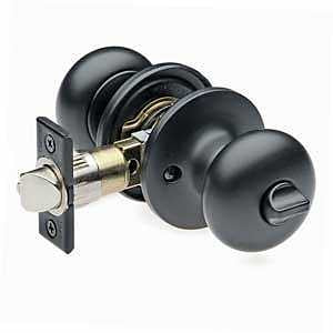 Taymor Professional Series 34-FV3824BLK Dome Knob, Capri Design, Matte Black, Metal, 2-1/4 in Dia Knob