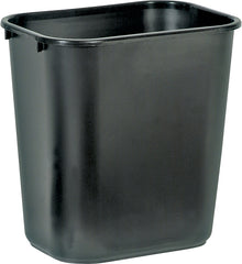 2956 BLK WASTEBASKET 28-1/8QT