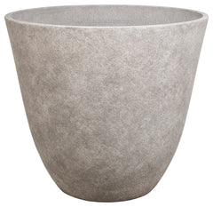 Landscapers Select Planter, 22 in Dia, Round, Resin, Monzonite
