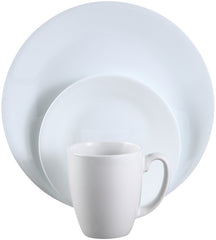 Olfa 6022003 Dinnerware Set, Vitrelle Glass, For: Dishwashers, Pre-Heated Microwave Ovens and Refrigerators
