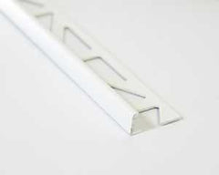 Emser Tile Signature Series ZBL300-450-10025 Edge Protector Trim, Aluminum, White, Powder-Coated