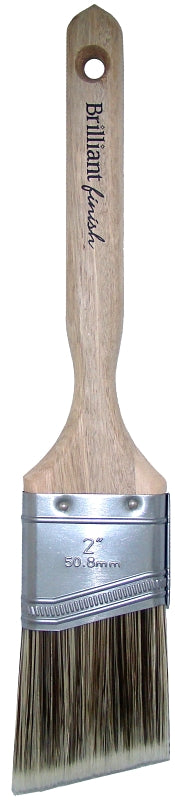 NOUR Brilliant Finish 1331-50N Angular Paint Brush, 2 in W, 2 in L Bristle, Polyester Bristle, Sash Handle