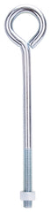 ProSource LR290 Eye Bolt, 13 mm Thread, Machine Thread, 3 in L Thread, 2-1/8 in Dia Eye, 633 lb Working Load, Steel