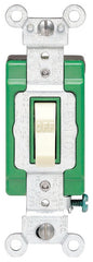 Leviton 3032-2I Switch, 30 A, 120/277 V, Lead Wire Terminal, NEMA WD-1, WD-6, Thermoplastic Housing Material