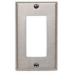 84401-105 STEEL WALLPLATE 1G