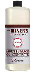Mrs. Meyer's Clean Day 11440 Cleaner Concentrate, 32 oz Bottle, Liquid, Lavender