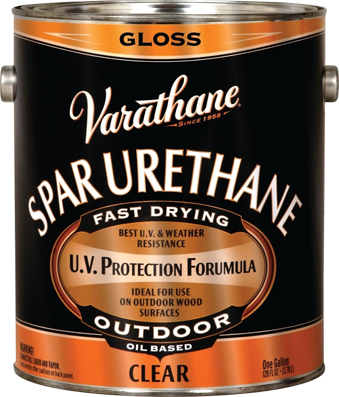 Varathane 9232 Ultimate Spar Urethane Paint, Gloss, Liquid, Clear, 1 gal, Can