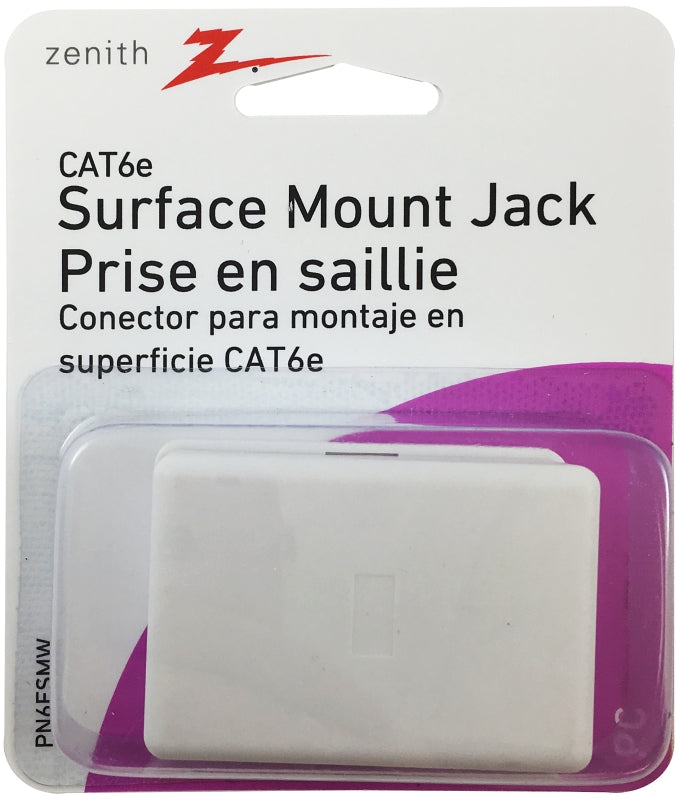 Zenith PN6ESMW Ethernet Jack, White