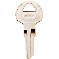 Hy-Ko 11010IN29 Key Blank, Brass, Nickel, For: ILCO Cabinet, House Locks and Padlocks, IN29 Key Number