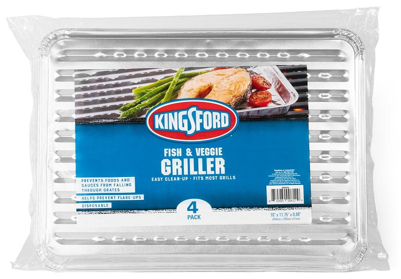 Kingsford 6119994300 Veg and Fish Grill Pan, Aluminum