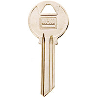 Hy-Ko 11010Y78 Key Blank, Brass, Nickel, For: Yale Cabinet, House Locks and Padlocks, Y78 Key Number