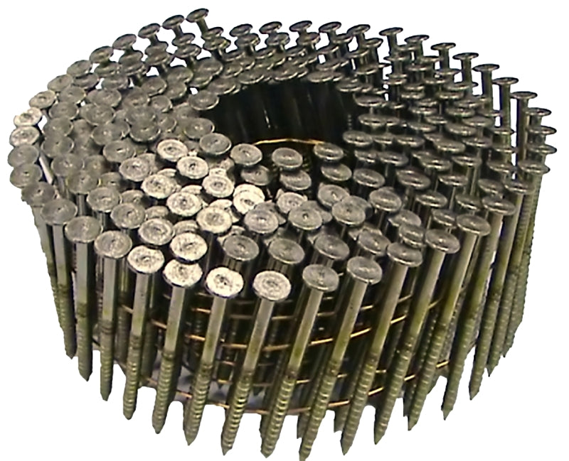 ProFIT 0634171 Framing Nail, 3 in L, 11 Gauge, Steel, Galvanized, Round Head, Ring Shank