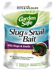 Garden Safe 4536 Slug and Snail Bait, Solid, 2 lb