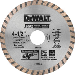 DW4725 BLADE MASONRY HP 4-1/2