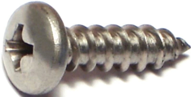 Midwest Fastener 05118 Screw, #10 Thread, Coarse Thread, Pan Head, Phillips Drive, Diamond, Self-Tapping Point, 100 PK