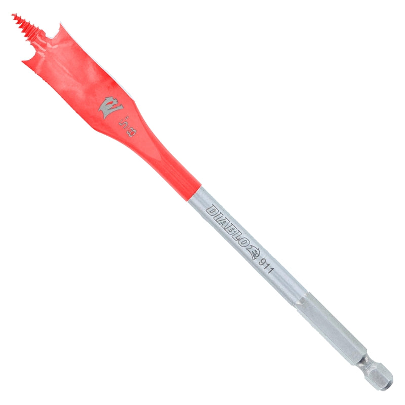 Diablo SPEEDemon DSP2070-P2 Spade Drill Bit, 5/8 in Dia, 6 in OAL, 10 mm Dia Shank, Hex Shank