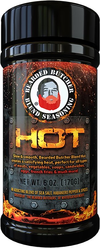 Bearded Butcher Hot-6OZ Seasoning, Hot Blend, 6 oz