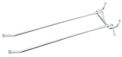 National Hardware N180-038 Peg Hook, 6 in, 1/8, 1/4 in Opening, Steel, Zinc
