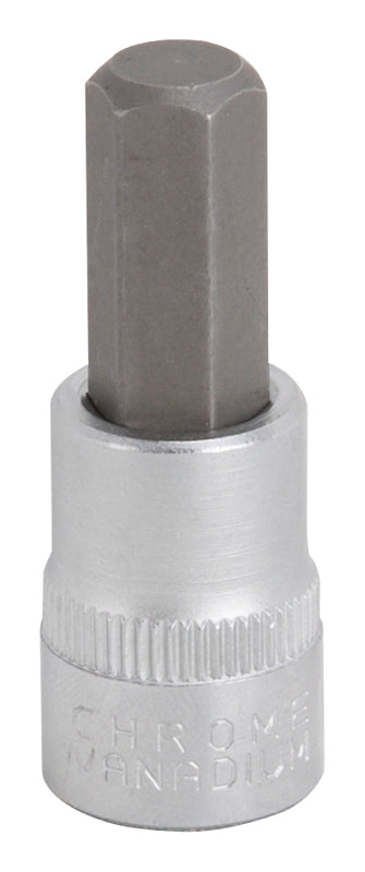 Vulcan Hex Bit Socket, Chrome, 10 mm, 3/8 in Drive, 1-7/8 in OAL