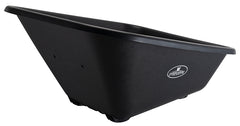 Landscapers Select 34572 Wheelbarrow Tray, 41-1/4 in L, 32-1/4 in W, 8 cu-ft Capacity, Polymer, Black