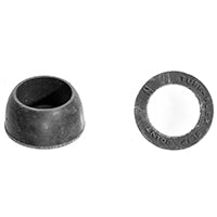 Danco 36598B Cone Faucet Washer, 13/32 in ID x 5/8 in OD Dia, 5/16 in Thick, Rubber
