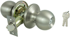 ProSource Entry Knob Lockset, Series T3 Satin