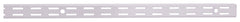 ProSource 25204PHL Shelf Standard, 2 mm Thick Material, 1 in W, 70-1/2 in H, Steel, White