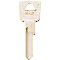 Hy-Ko 11010H27 Key Blank, Brass, Nickel, For: Ford, Lincoln, Mercury Vehicles