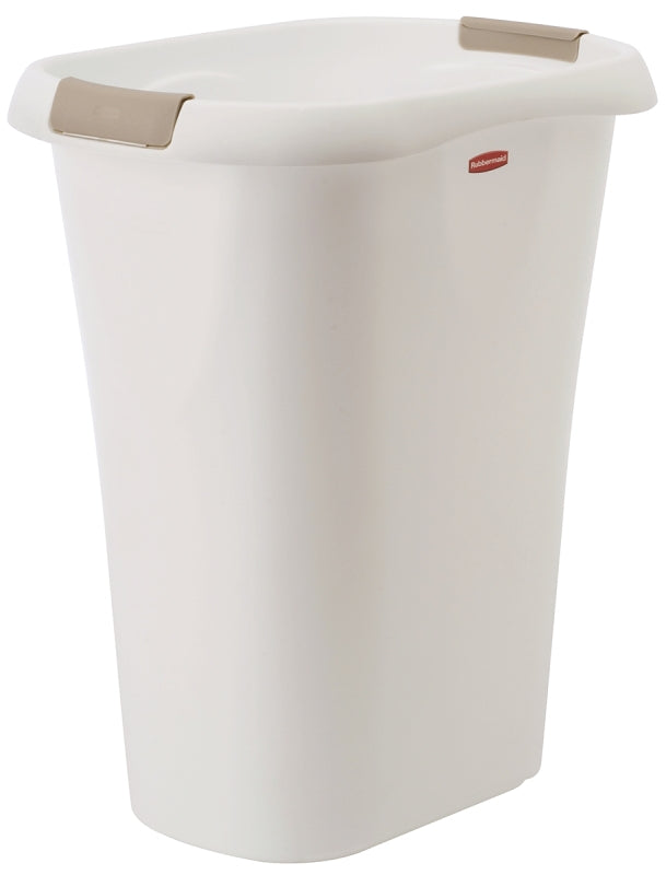 Rubbermaid 5L60 FG5L6000WHT Waste Basket, 32 qt Capacity, Plastic, White, 19 in H