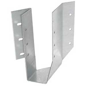 MiTek SKH26L-TZ Skewed Joist Hanger, 5-1/4 in H, 1-7/8 in D, 1-9/16 in W, 2 in x 6 to 8 in, Steel, Zinc