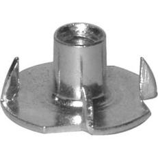 Reliable TNZ3816MR T-Nut, 3/8-16 Thread, 15/32 in L Thread, Steel, Zinc, 4/PK